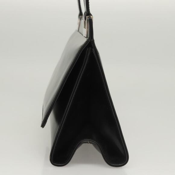 GUCCI Shoulder Bag Leather Black Silver - Picture 4 of 13